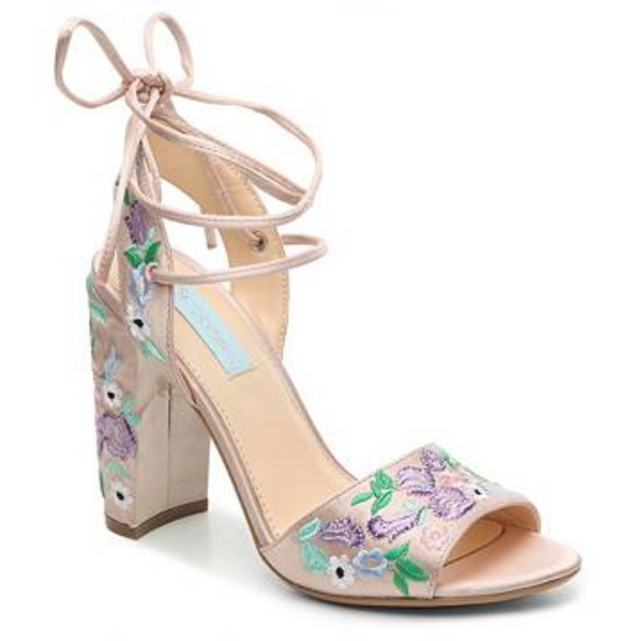 Betsey Johnson Shoes - Betsey Johnson Raine Floral Sandle Sz 8.5 NIB